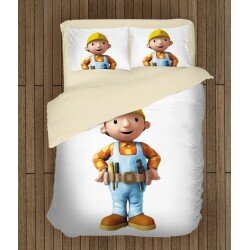 3D спален комплект за дете Строителят Боб - Bob The Builder