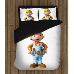 3D спален комплект за дете Строителят Боб - Bob The Builder