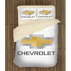 Стилен спален комплект със завивка с лого Шевролет - Chevrolet Logo