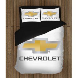 Стилен спален комплект със завивка с лого Шевролет - Chevrolet Logo