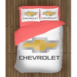 Стилен спален комплект със завивка с лого Шевролет - Chevrolet Logo