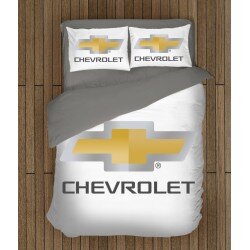 Стилен спален комплект със завивка с лого Шевролет - Chevrolet Logo