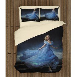 Фенски комплект 3D чаршафи Пепеляшка - Cinderella