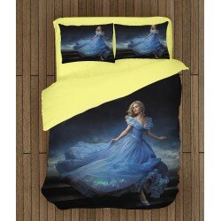 Фенски комплект 3D чаршафи Пепеляшка - Cinderella