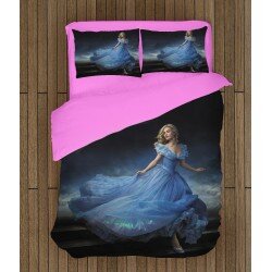 Фенски комплект 3D чаршафи Пепеляшка - Cinderella