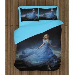 Фенски комплект 3D чаршафи Пепеляшка - Cinderella