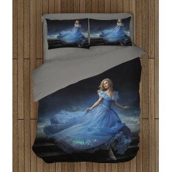 Фенски комплект 3D чаршафи Пепеляшка - Cinderella