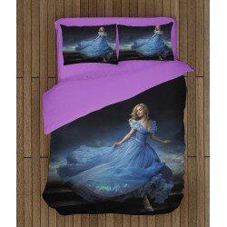 Фенски комплект 3D чаршафи Пепеляшка - Cinderella