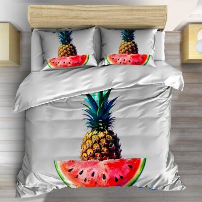 Спално бельо Color fruits - Цветна картинка плодове