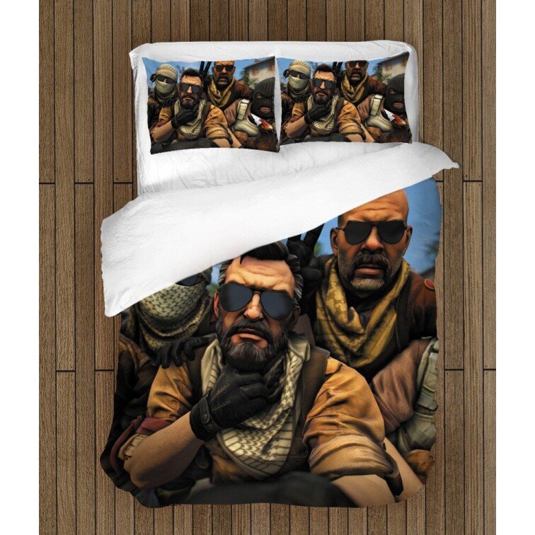 Геймърски чаршафи със завивка Кънтър Страйк Селфи - Counter Strike Selfie