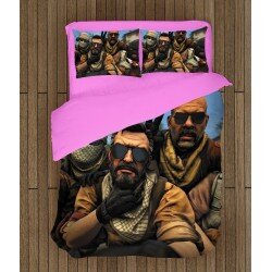 Геймърски чаршафи със завивка Кънтър Страйк Селфи - Counter Strike Selfie