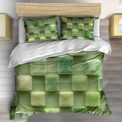 Спално бельо Detailed squares - Скрити светове