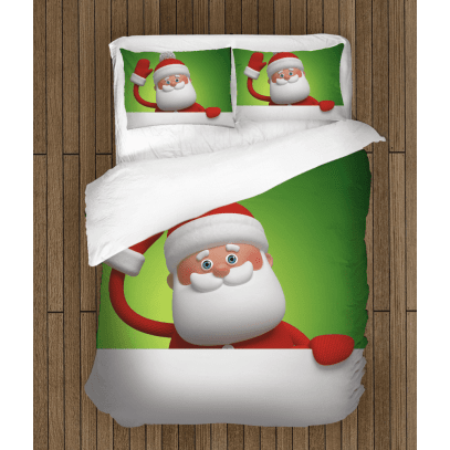 Детско коледно спално бельо Дядо Мраз - Santa Claus