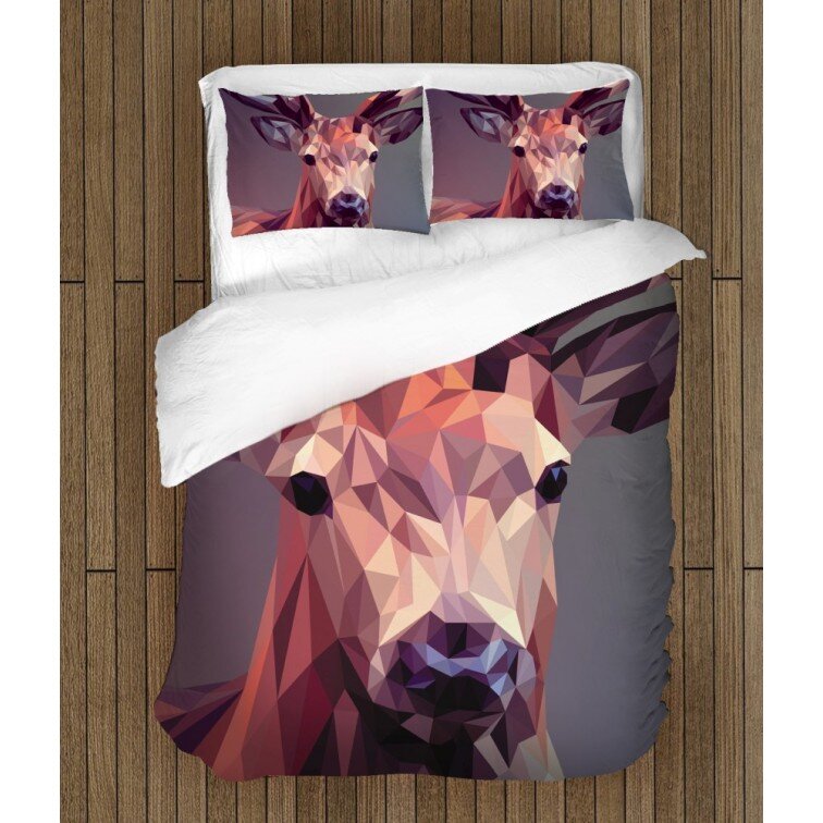 Спално бельо с животни Елен геометрия - Deer Geometric