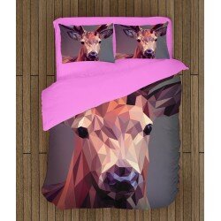 Спално бельо с животни Елен геометрия - Deer Geometric