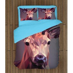 Спално бельо с животни Елен геометрия - Deer Geometric