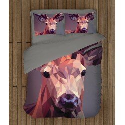 Спално бельо с животни Елен геометрия - Deer Geometric