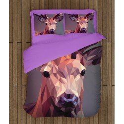 Спално бельо с животни Елен геометрия - Deer Geometric