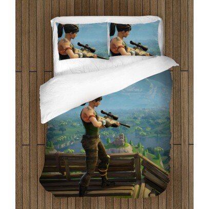 Геймърски олекотен спален комплект със завивка Fortnite Master Grenadier - Фортнайт Майстер Гренадир