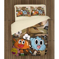 Детско спално бельо Невероятният свят на Гъмбол - Gumball