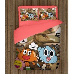 Детско спално бельо Невероятният свят на Гъмбол - Gumball