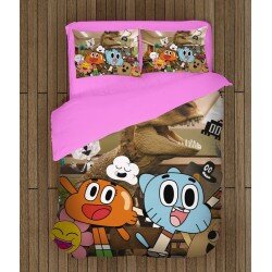 Детско спално бельо Невероятният свят на Гъмбол - Gumball
