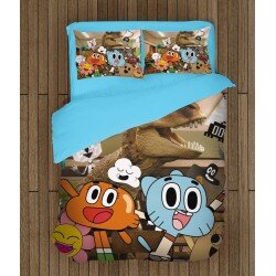 Детско спално бельо Невероятният свят на Гъмбол - Gumball