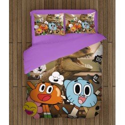 Детско спално бельо Невероятният свят на Гъмбол - Gumball