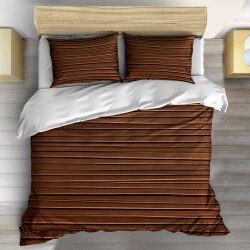3D спален комплект Horizontal lines with subtle texture - 