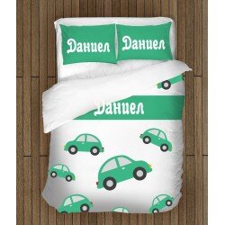 Детско спално бельо със завивка с име Даниел - Daniel