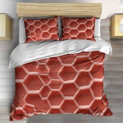 Спален комплект Interconnected hexagons - Свързани форми