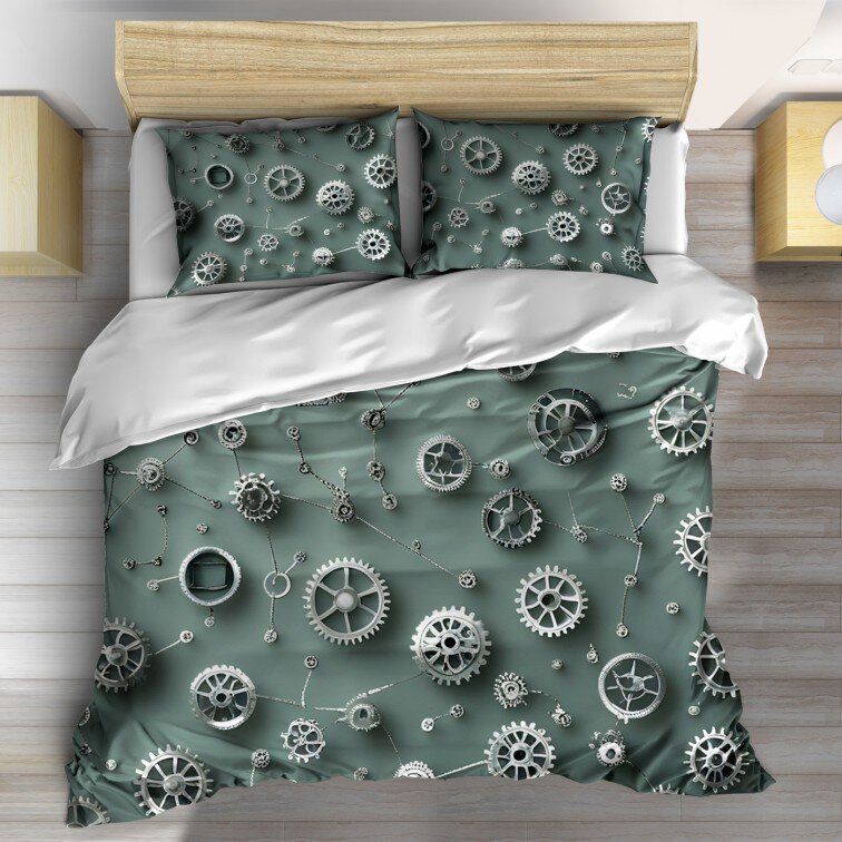 Спален комплект Intricately interconnected tiny gears - Танц на зъбните колела