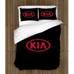 Стилен спален комплект със завивка с лого Киа - Kia Logo