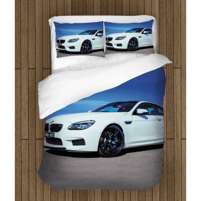 Спално бельо БМВ - BMW White