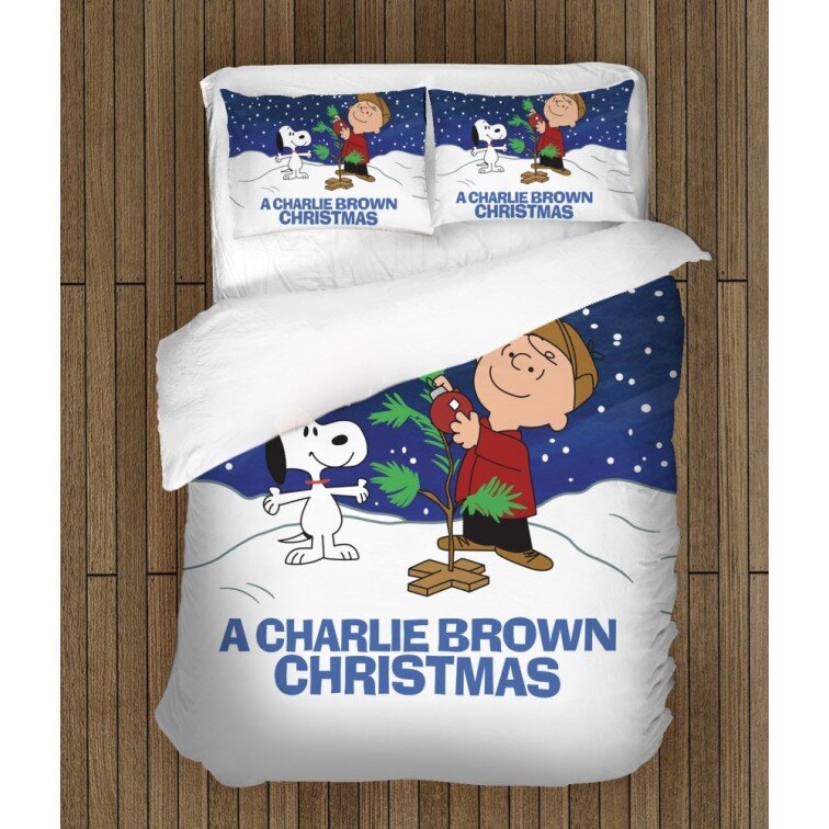 Празнично спално бельо Коледата на Чарли Браун - Charley Brown Christmas