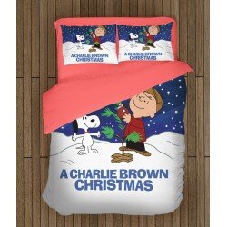 Празнично спално бельо Коледата на Чарли Браун - Charley Brown Christmas