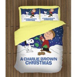 Празнично спално бельо Коледата на Чарли Браун - Charley Brown Christmas