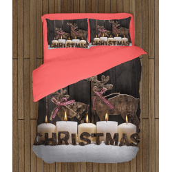 Коледно спално бельо Коледни еленчета - Christmas Deers