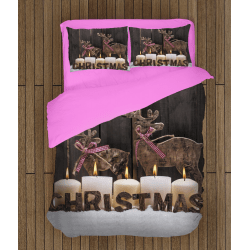 Коледно спално бельо Коледни еленчета - Christmas Deers
