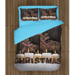 Коледно спално бельо Коледни еленчета - Christmas Deers