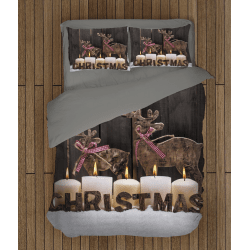 Коледно спално бельо Коледни еленчета - Christmas Deers