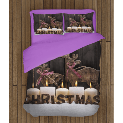 Коледно спално бельо Коледни еленчета - Christmas Deers
