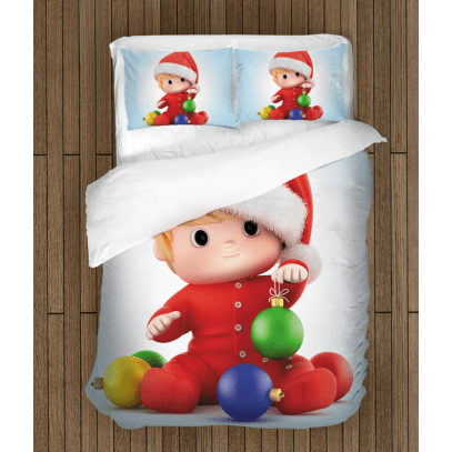 Детски коледни чаршафи Коледно бебе - Christmas Baby