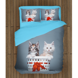 Сладко детско спално бельо Котки в кошница - Cats in Basket