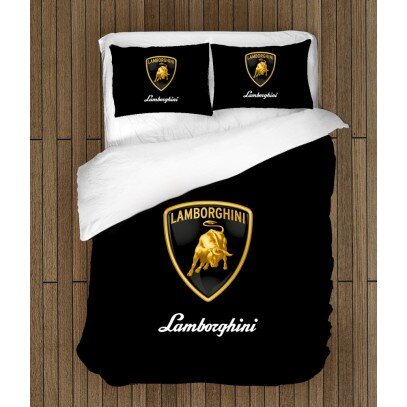 Спално бельо 3D с лого Ламборджини - Lamborghini Logo