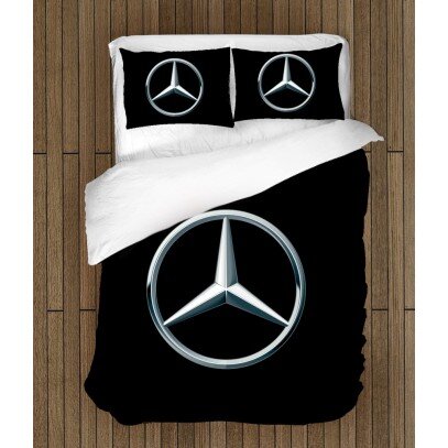 Спално бельо 3D с лого Мерцедес - Mercedes Logo