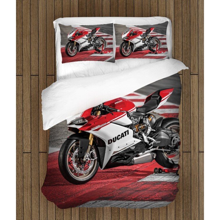 Олекотен спален комплект с мотор Дукати - Ducati