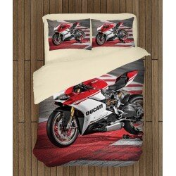 Олекотен спален комплект с мотор Дукати - Ducati