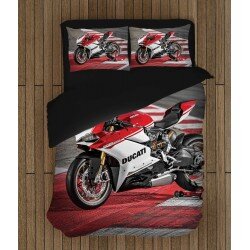 Олекотен спален комплект с мотор Дукати - Ducati