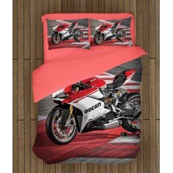 Олекотен спален комплект с мотор Дукати - Ducati